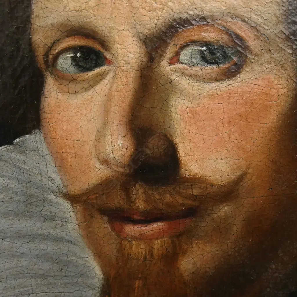 Possibly 17thC  artist unknown, portrait of a gentleman with ruffled collar, Image 1++