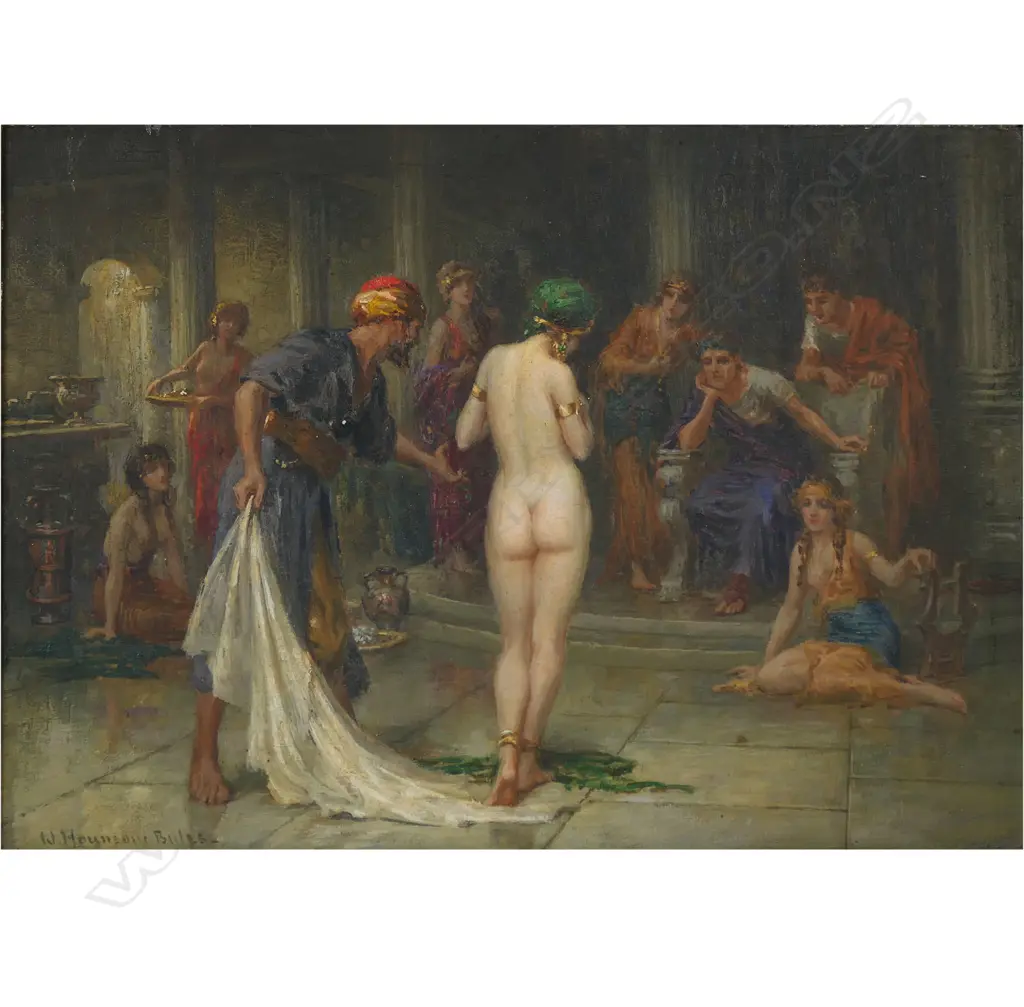 William Hounsom Byles (UK 1872-1940) 'The Slave Dealer' Image 1++