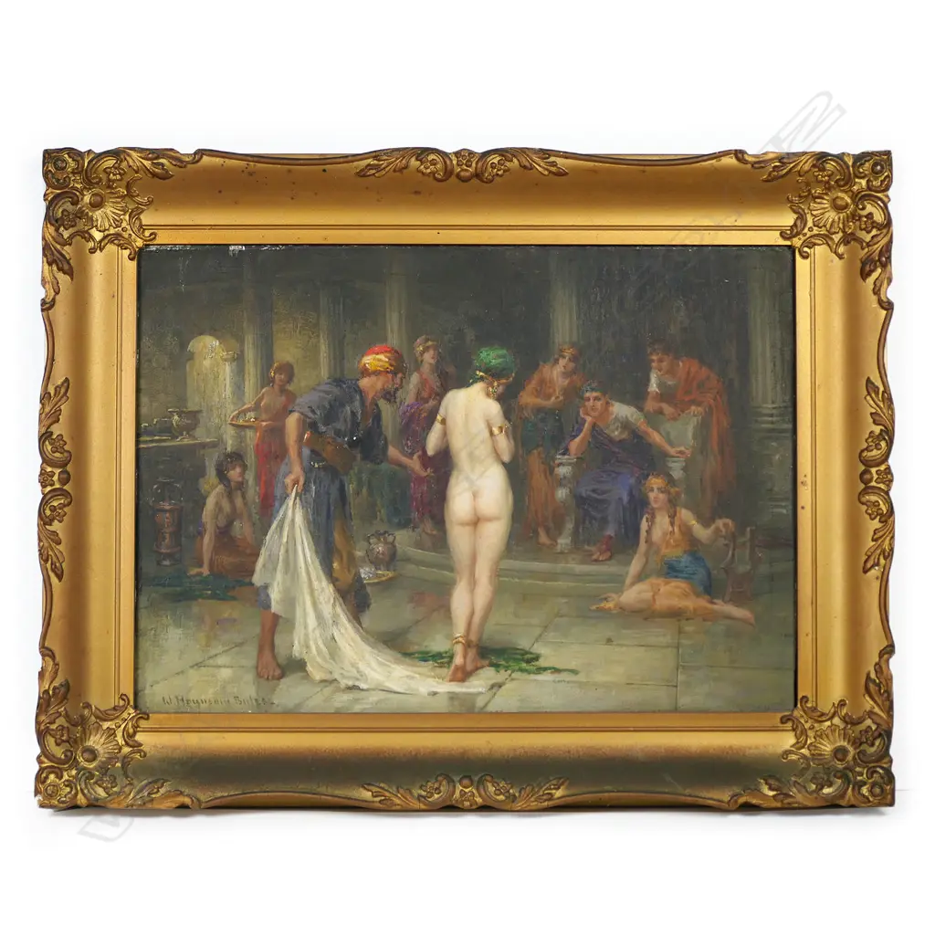 William Hounsom Byles (UK 1872-1940) 'The Slave Dealer' Image 1++