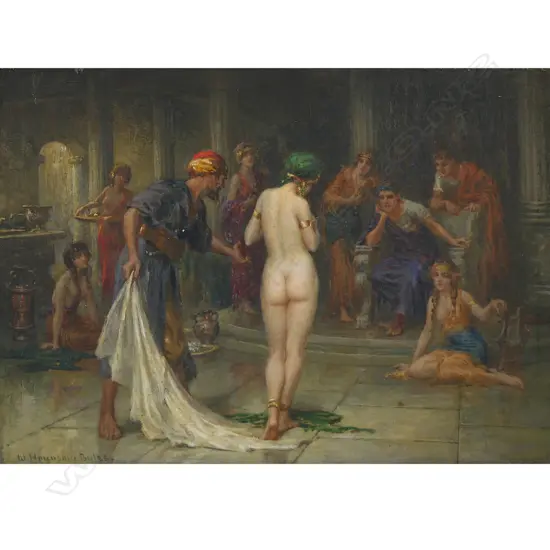 William Hounsom Byles (UK 1872-1940) 'The Slave Dealer'