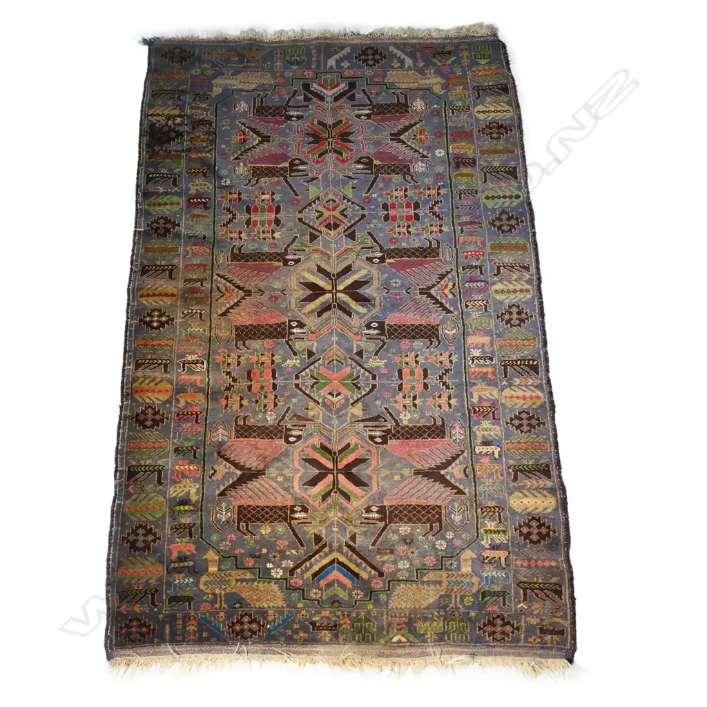 An Afghan tribal all wool rug, Image 1++
