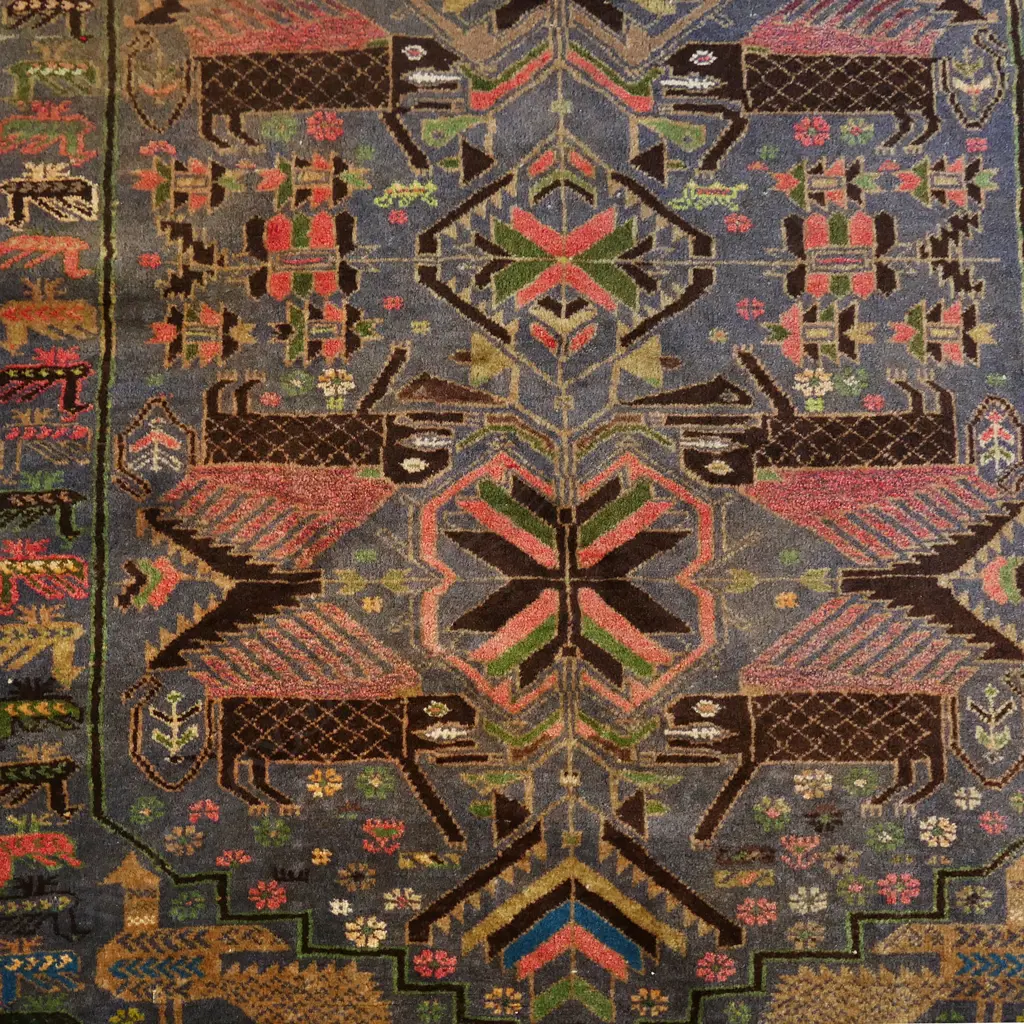 An Afghan tribal all wool rug, Image 1++