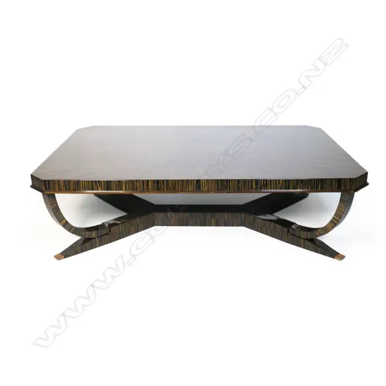 A contemporary Art Deco style coffee table,