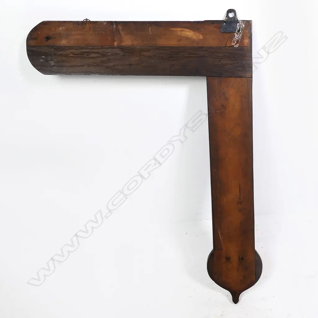 A rare Charles Howorth Geo. IV mahogany angle (signpost) barometer, Image 1++