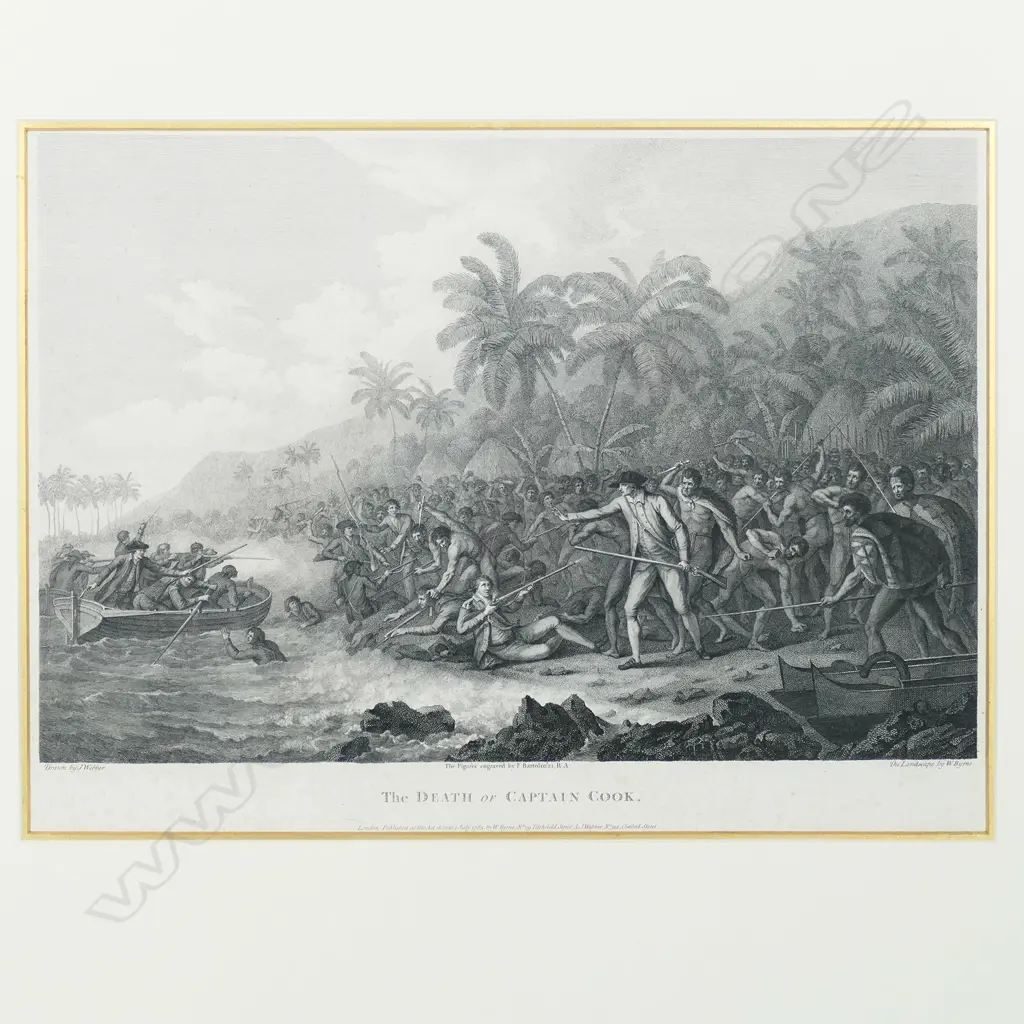 Webber's famous representation of  'The Death of Captain Cook', Image 1++