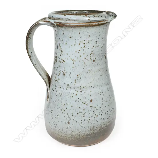 Len Castle tall stoneware jug,