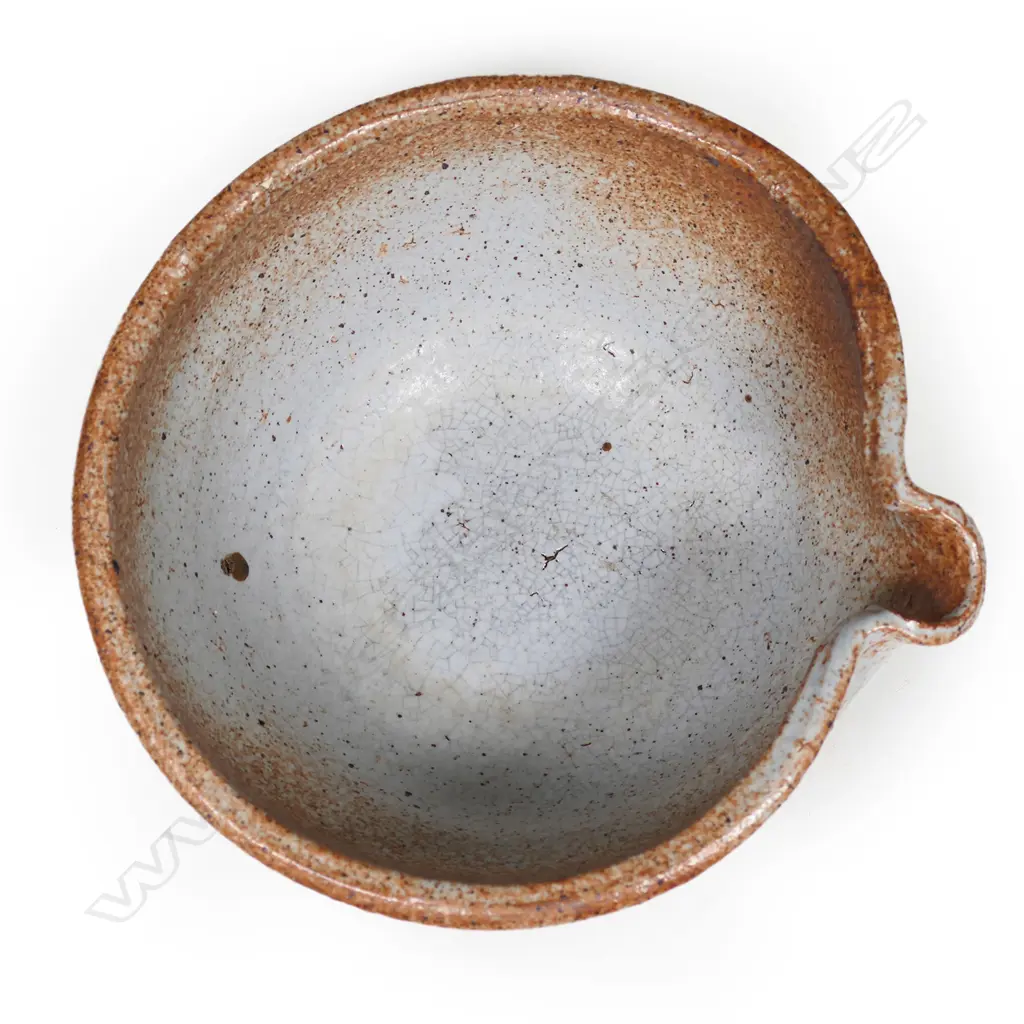 A Len Castle shino glaze pouring bowl  c.1970, Image 1++