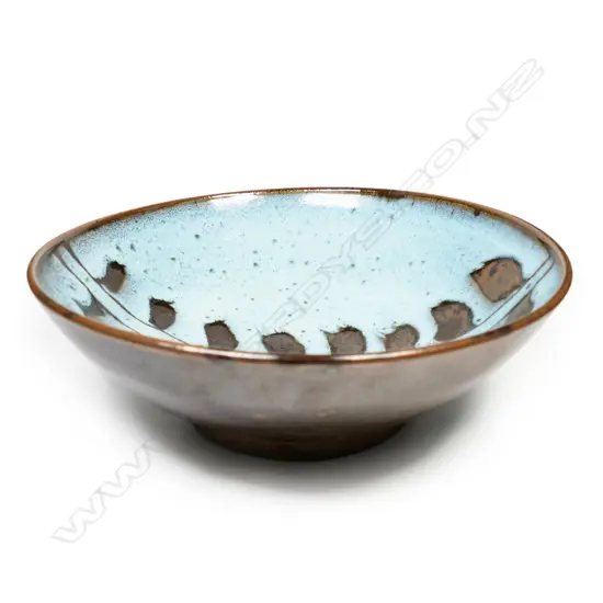 Peter Stichbury wax resist bowl,