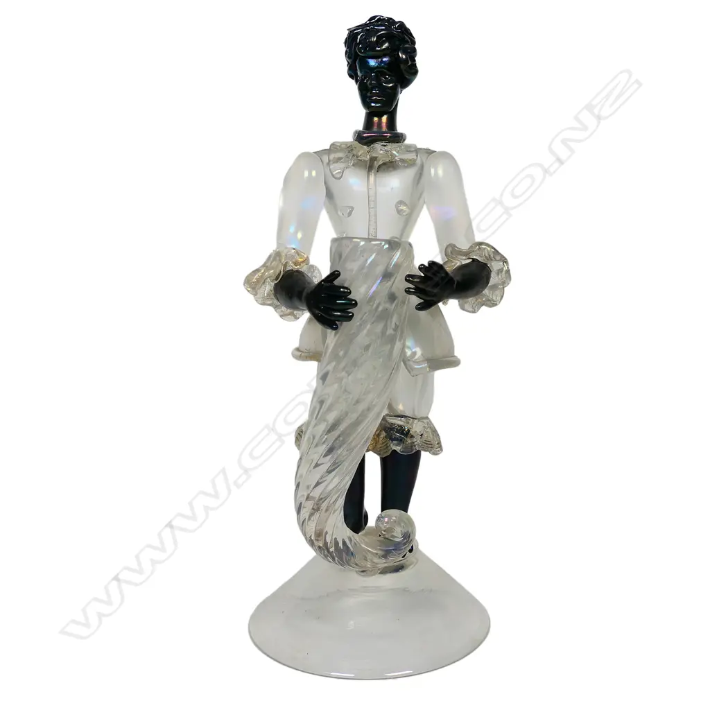 A  c.1940 Italian Murano glass blackamoor by Seguso probably for Veronese, Image 1++