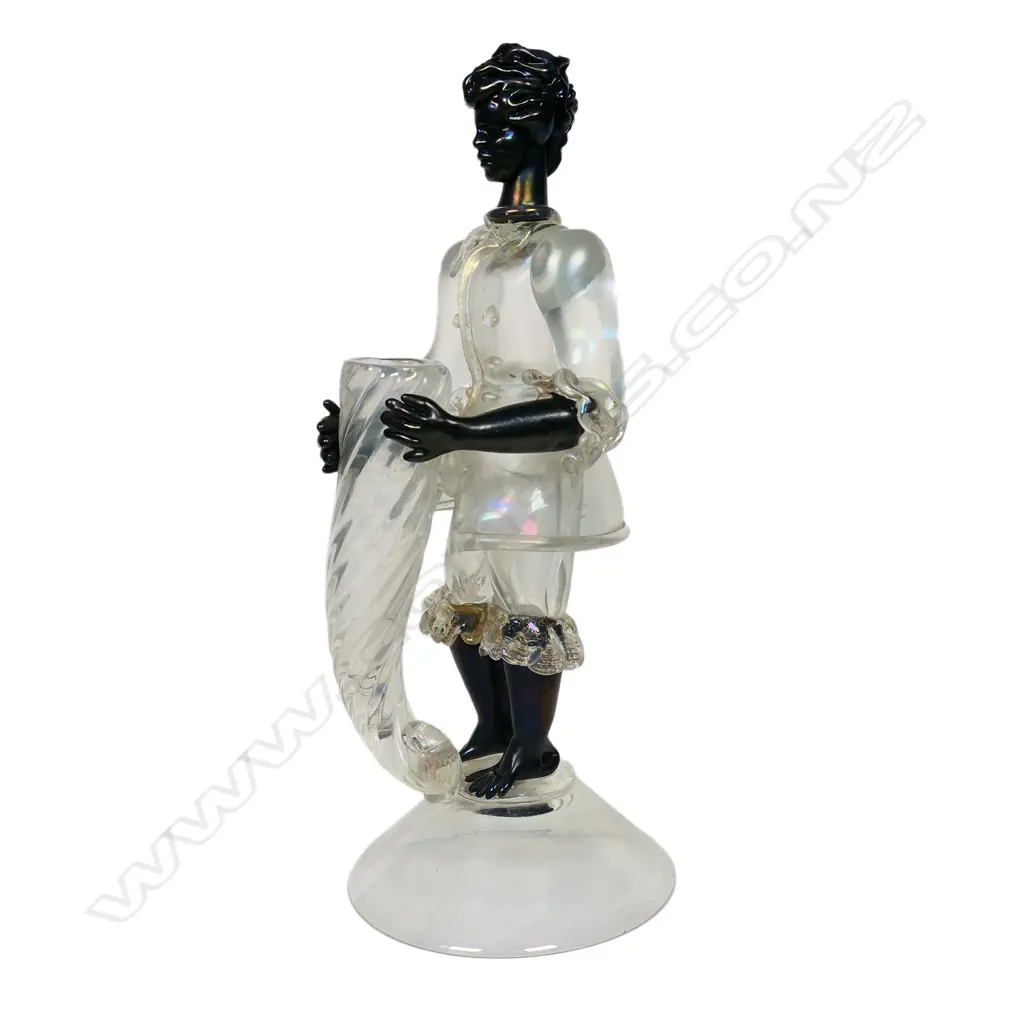 A  c.1940 Italian Murano glass blackamoor by Seguso probably for Veronese, Image 1++