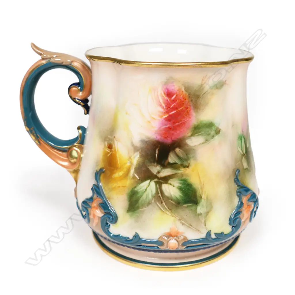 An early 20thC Hadley's Worcester mug, Image 1++