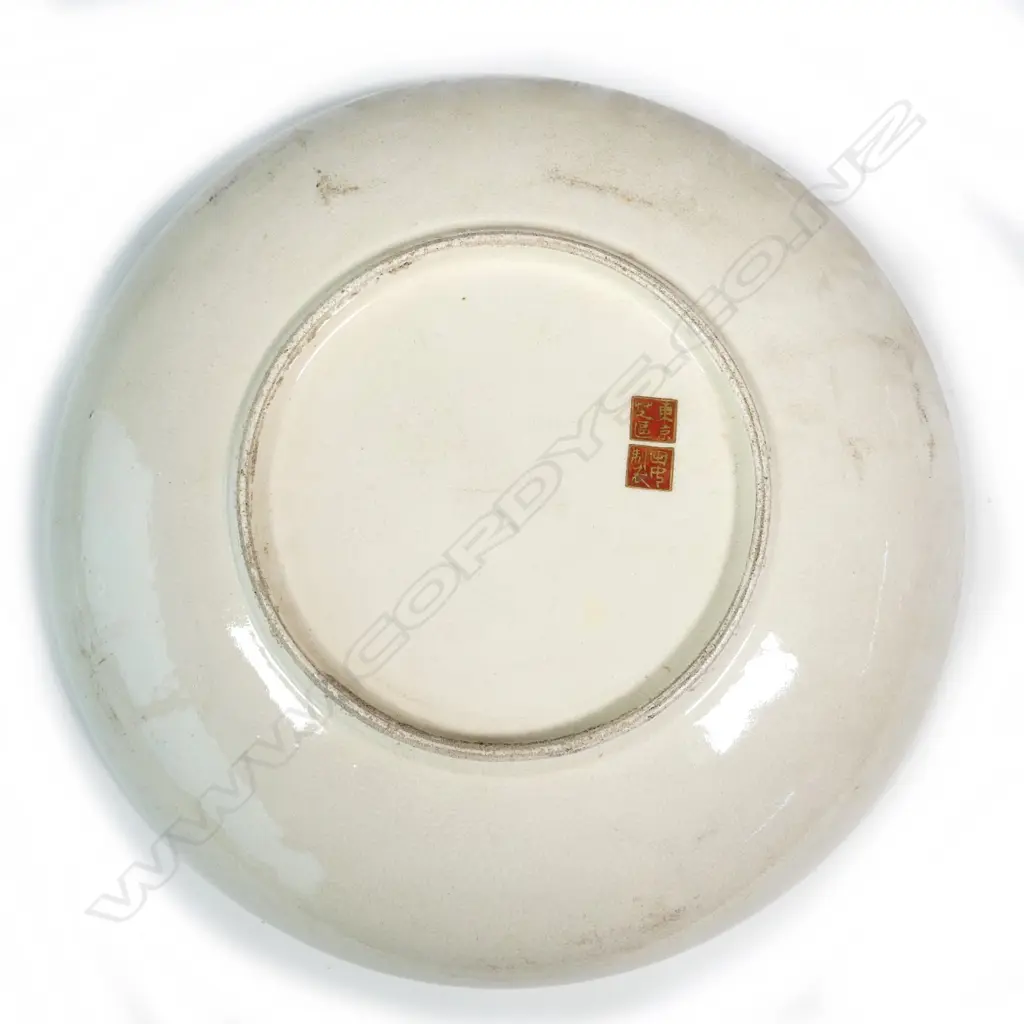 A 19thC fine Japanese Satsuma large plate, Image 1++