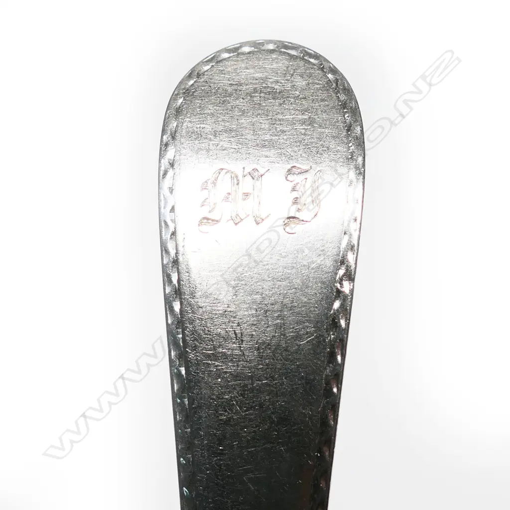A set of eight early Geo.III Irish silver small dessert or parfait spoons, Image 1++