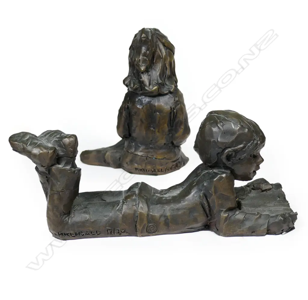 A pair of Ken Kendall bronze figures, Image 1++