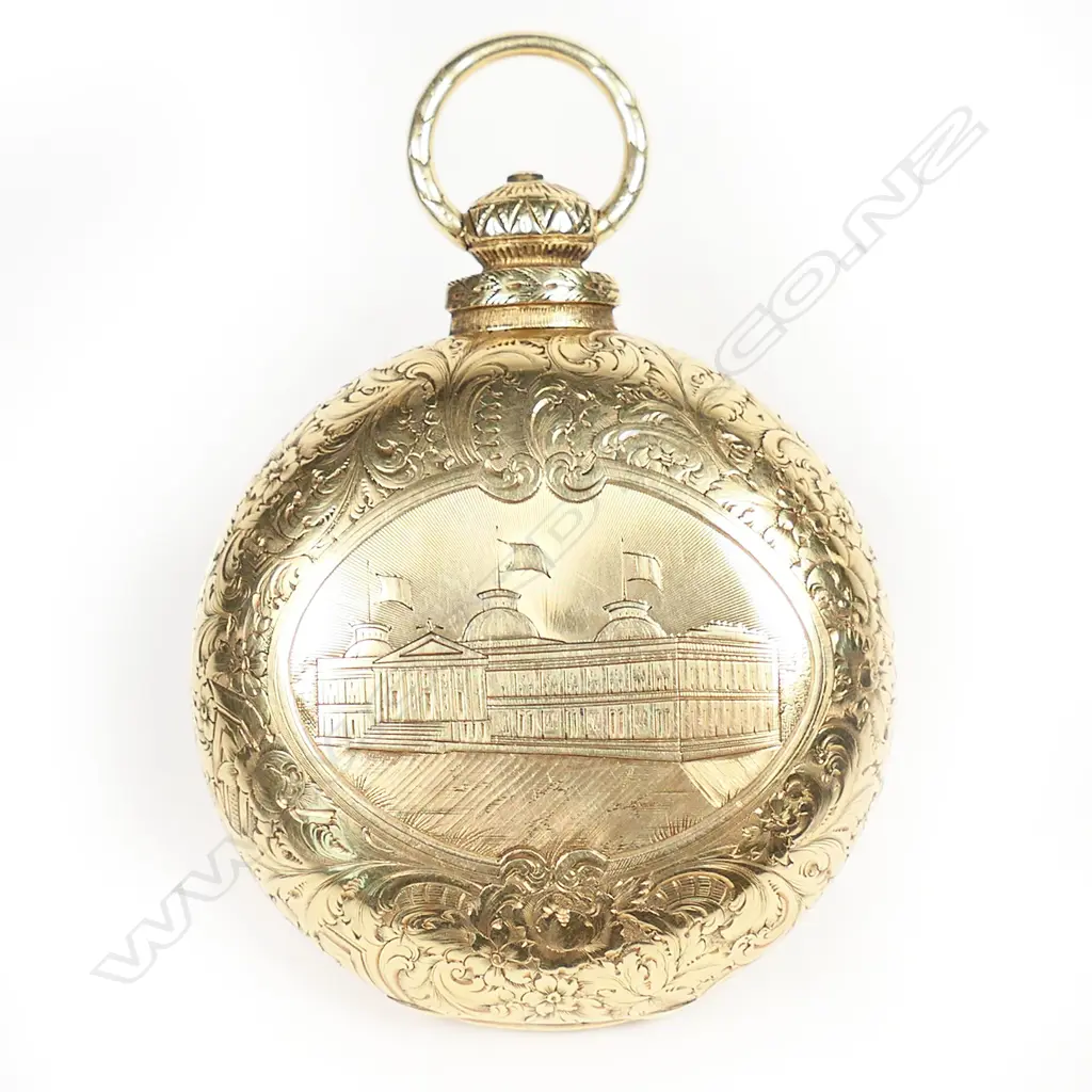 An impressive Victorian heavy 18ct gold large 'Railway Timekeeper' hunter pocket watch, Image 1++