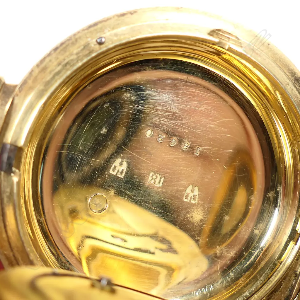 An impressive Victorian heavy 18ct gold large 'Railway Timekeeper' hunter pocket watch, Image 1++