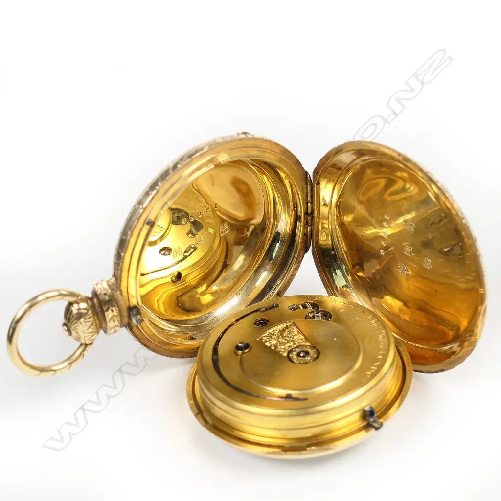 An impressive Victorian heavy 18ct gold large 'Railway Timekeeper' hunter pocket watch, Image 1++