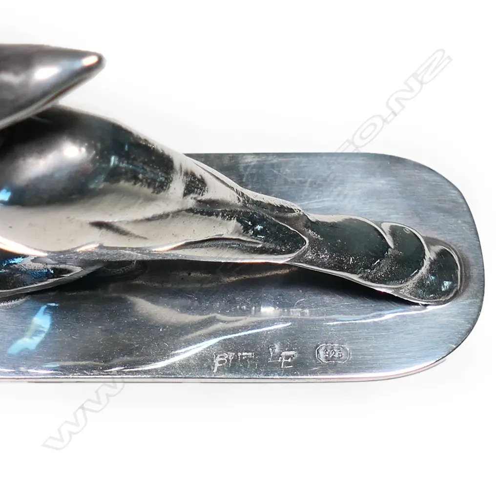 An early/mid 20thC Australian silver and glass dome bar magnifier, Image 1++