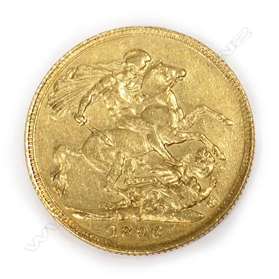 A Victorian gold sovereign,