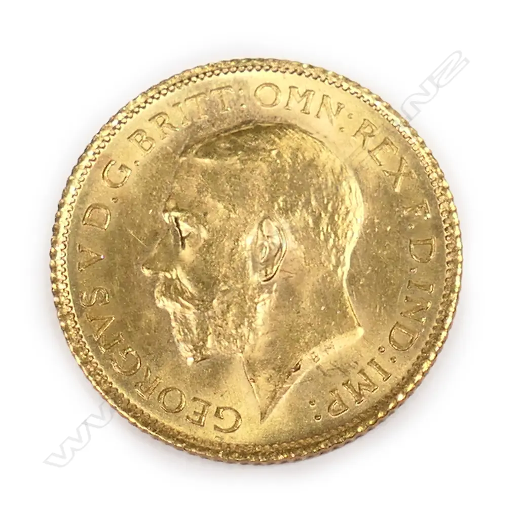 A Geo. V gold half sovereign, Image 1++