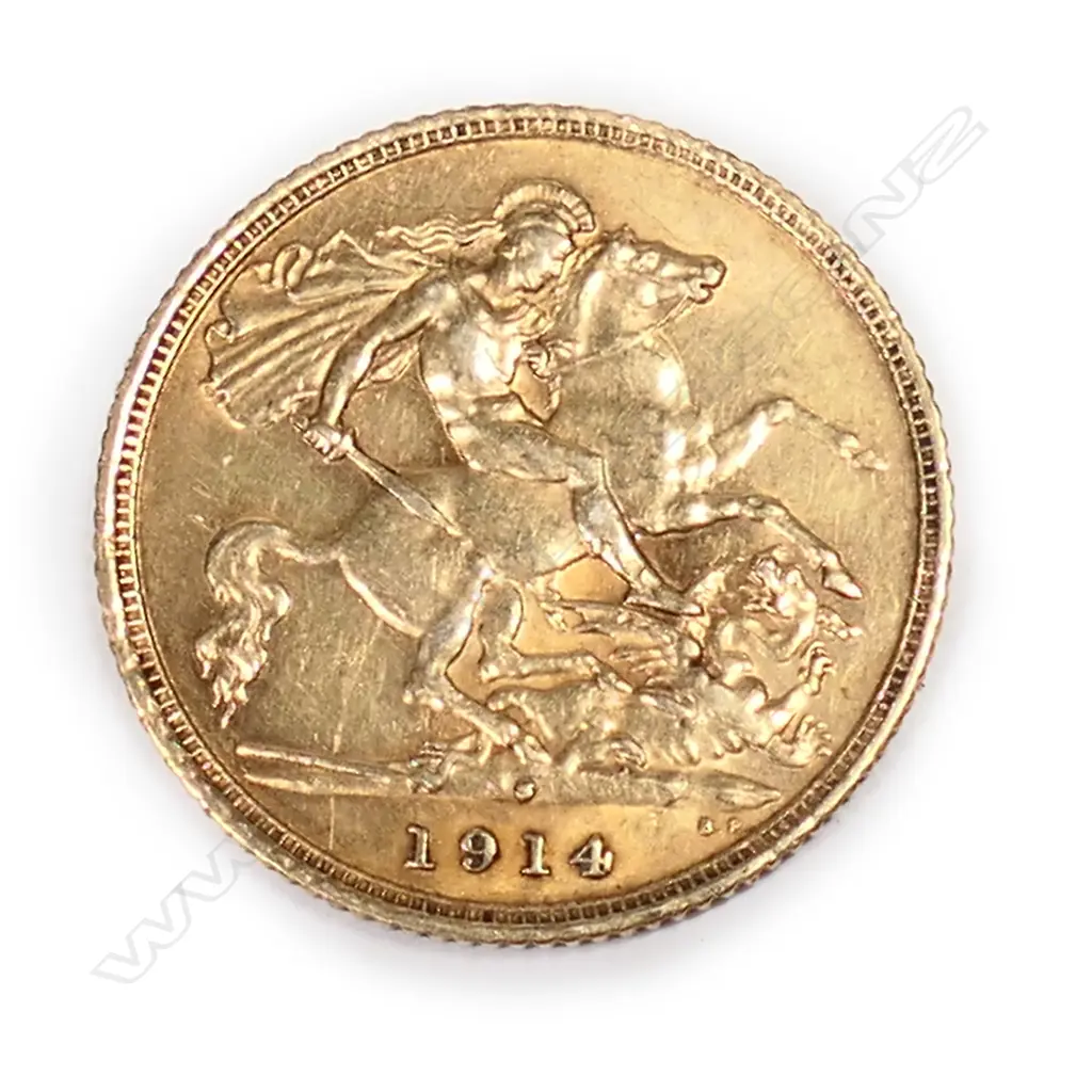 A Geo. V gold half sovereign, Image 1++