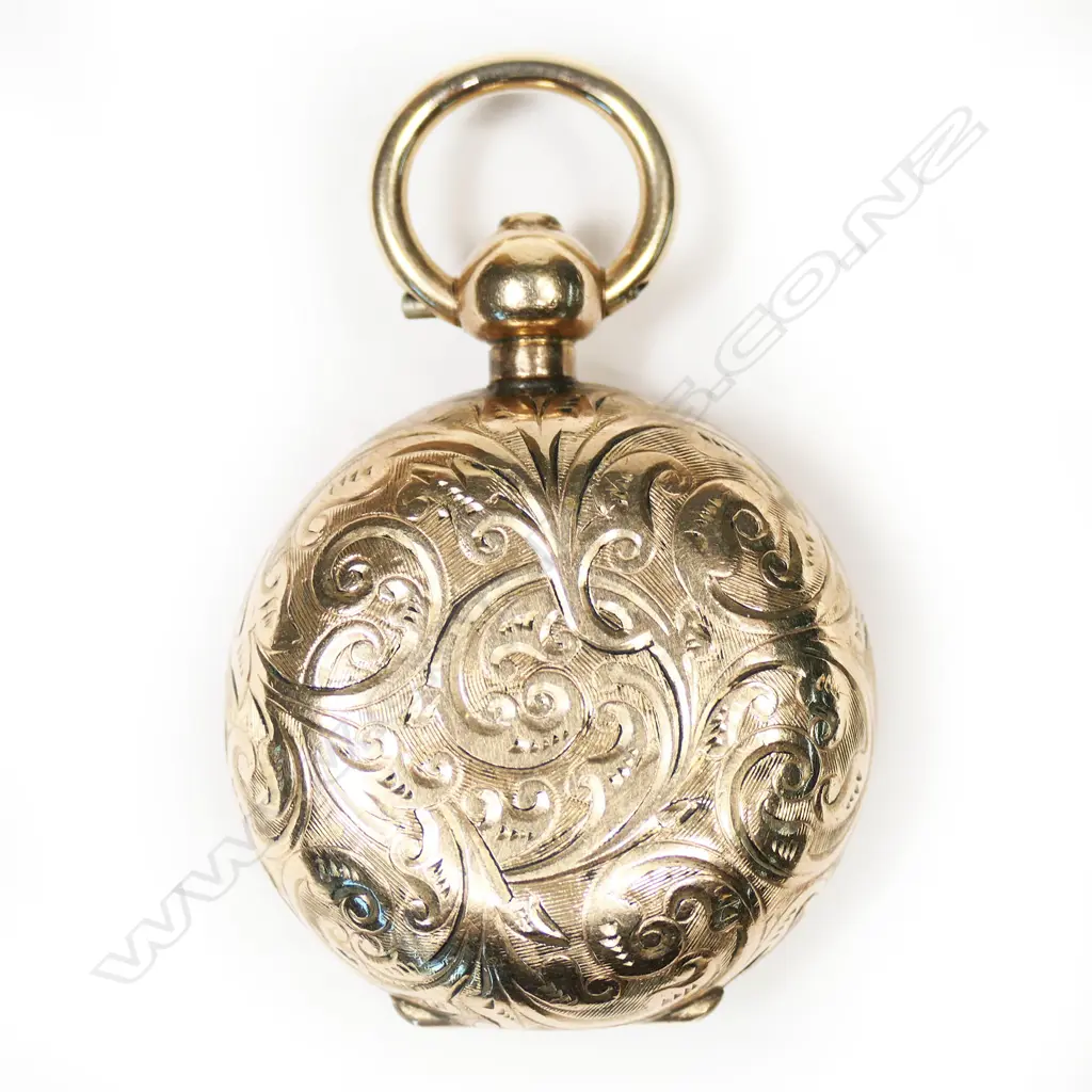 A quality  c.1900 rolled gold engraved sovereign case, Image 1++