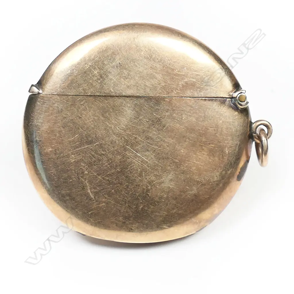 An Edwardian 9ct rose gold vesta, Image 1++