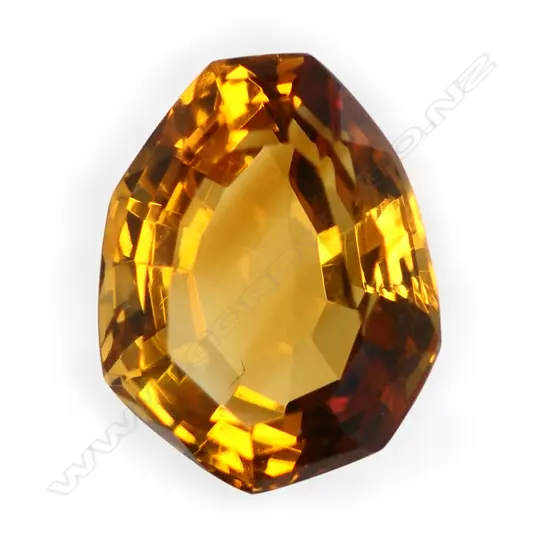 A 15.14ct unset citrine,