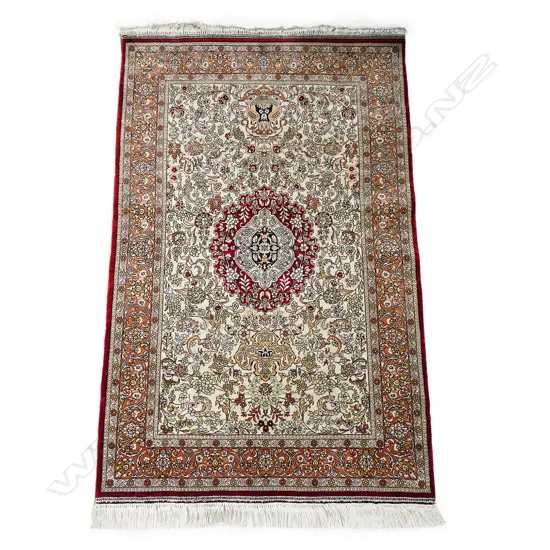 An all silk Hereke carpet