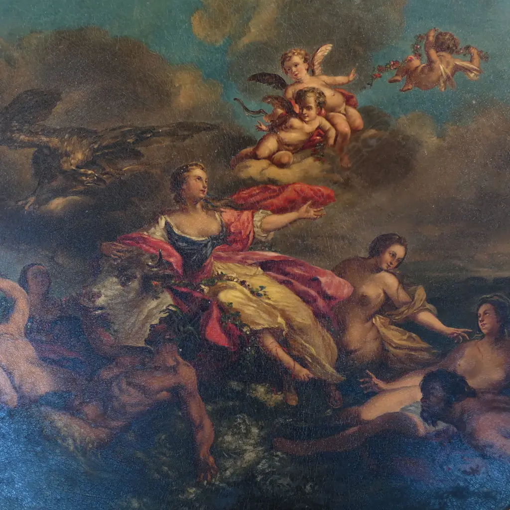 A rare Victorian Jennens & Bettridge hand painted tabletop, Image 1++