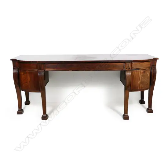 An impressive Regency mahogany sideboard,