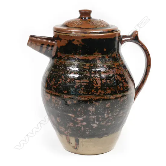 A rare Peter Stichbury Abuja Pottery (Nigeria) coffee pot,