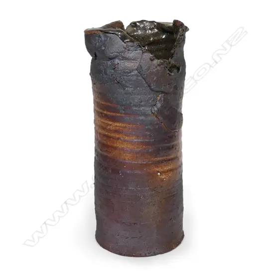 A Milton Moon (AU 1926–2019) tall cylindrical vase,