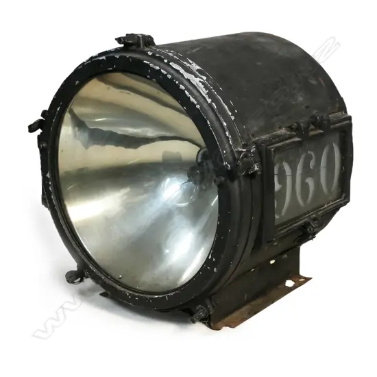 A N.Z.R steam locomotive headlamp,