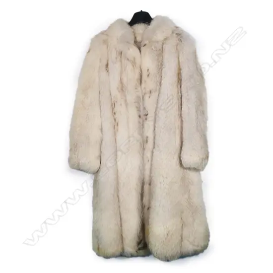 A full-length Lynx fur coat,