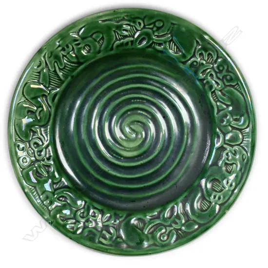 Crown Lynn Wharetana Māori Art Pottery wall 'plaque',