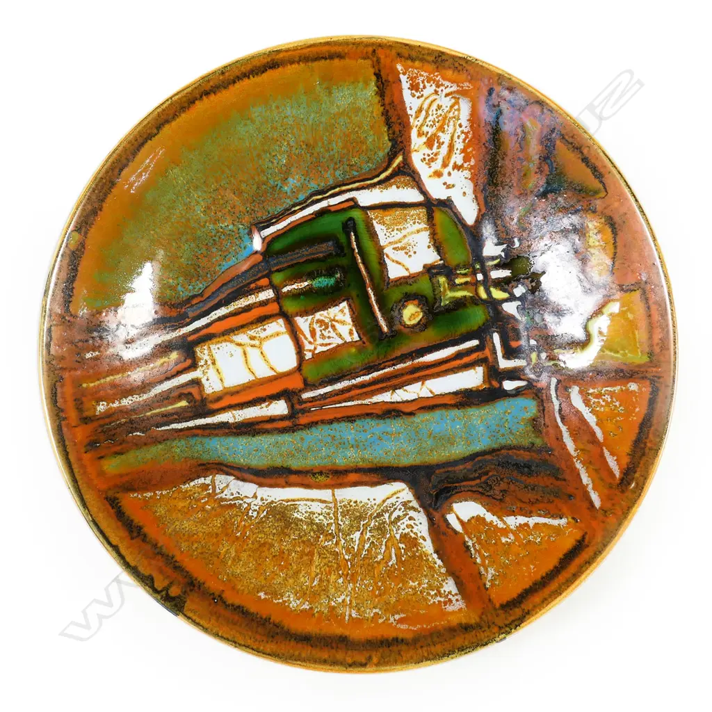 A Poole studio pottery shallow bowl by Tony Morris, Image 1++