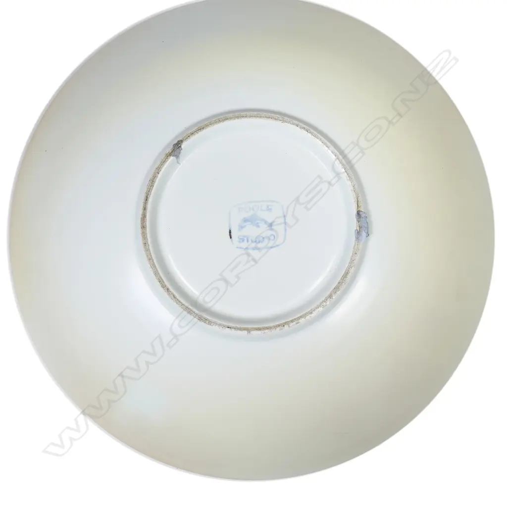 A Poole studio pottery shallow bowl by Tony Morris, Image 1++