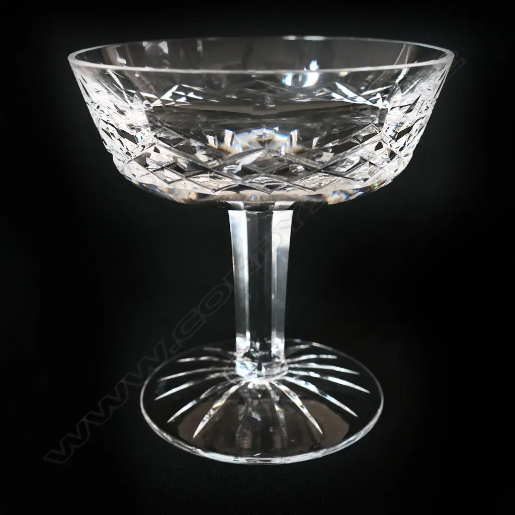 A set of six Waterford champagne coupes, Image 1++