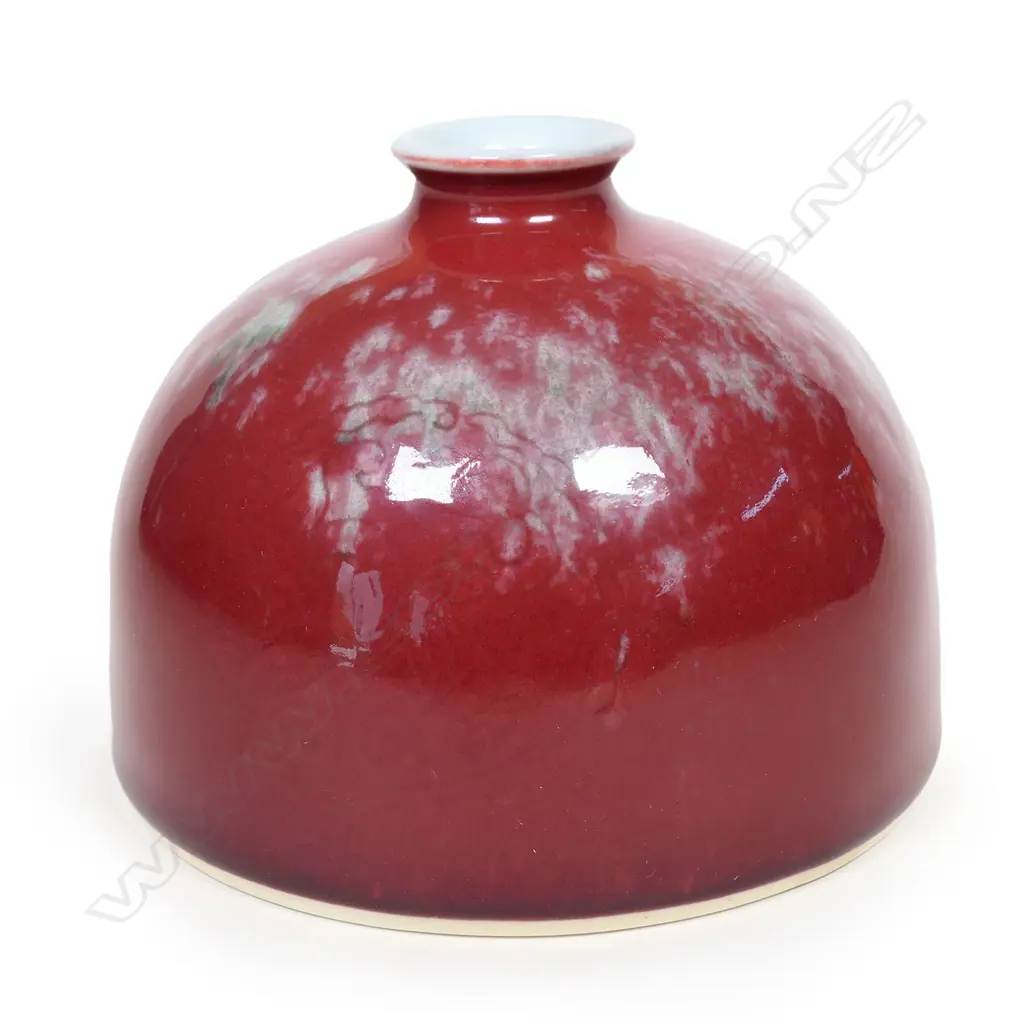 A Chinese peach bloom brush pot, Image 1++