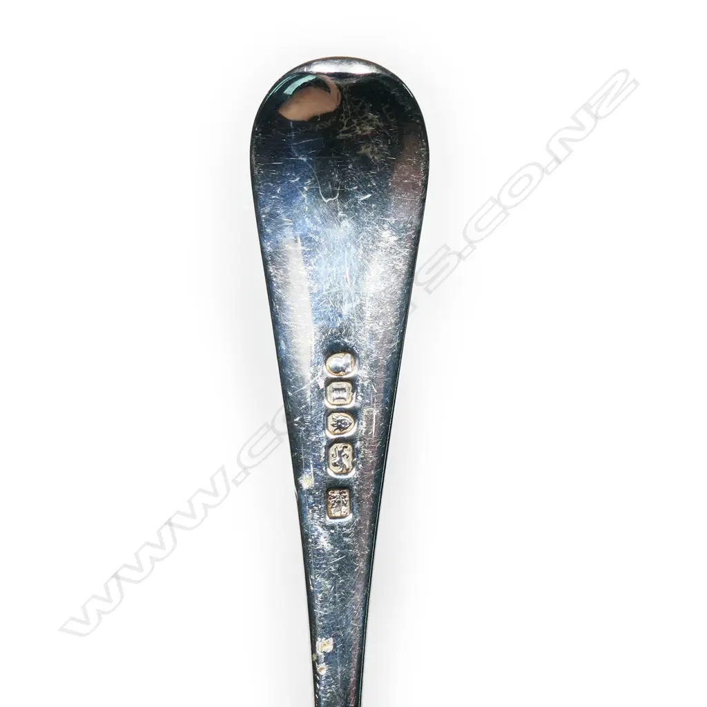 A pair of George IV silver tablespoons, Image 1++