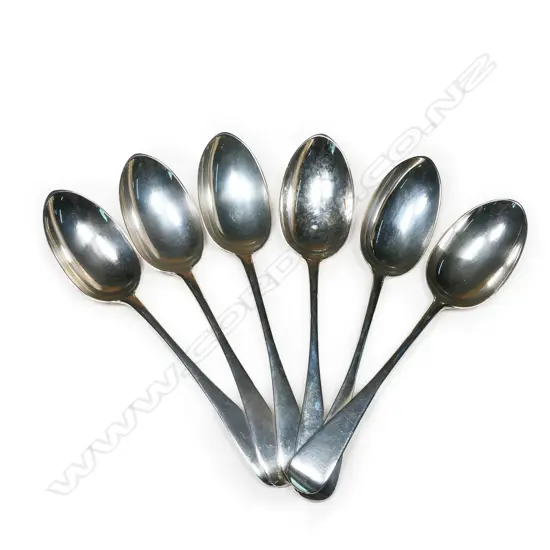 Six Victorian silver tablespoons,