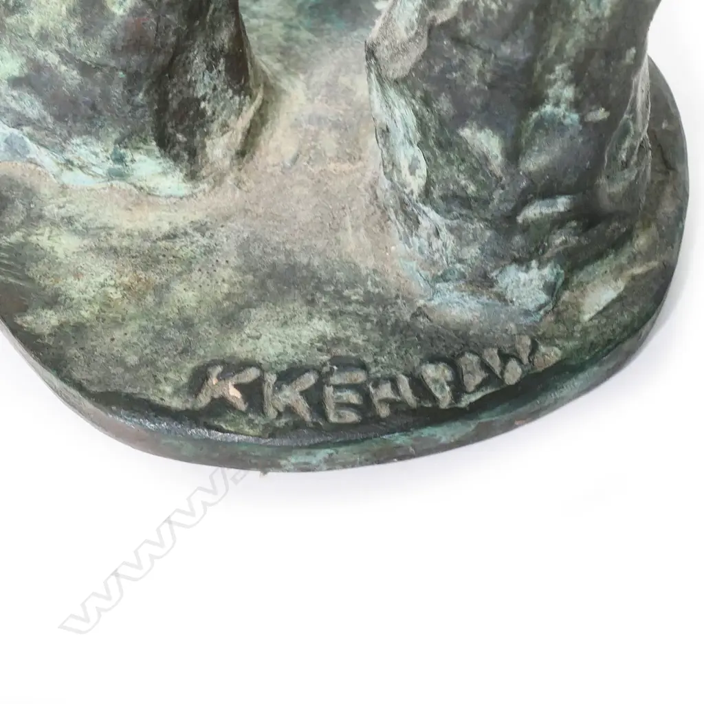 Ken Kendall (1928-2012) bronze clown figure, Image 1++