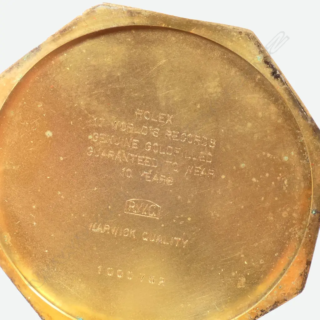 A 1930's Rolex rolled gold Art Deco pocket watch, Image 1++
