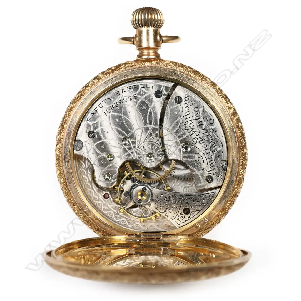 A late Victorian 14ct yellow gold hunter gent's pocket watch, Image 1++