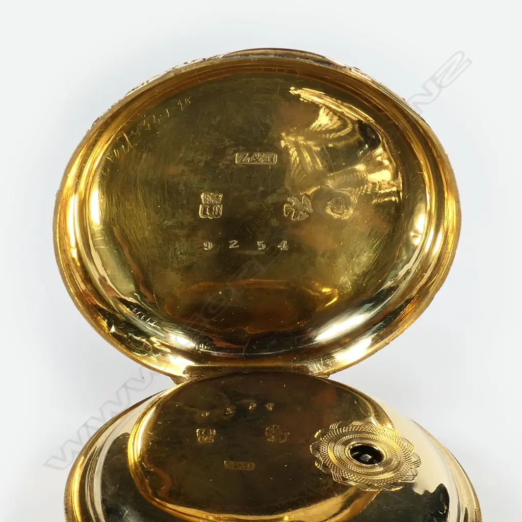 A Victorian 18ct yellow gold gent's pocket watch, Image 1++