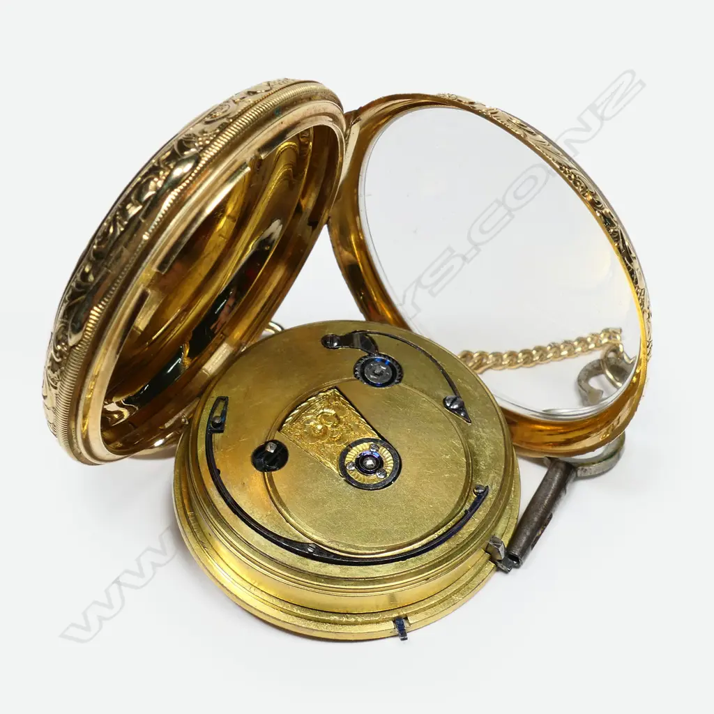 A Victorian 18ct yellow gold gent's pocket watch, Image 1++