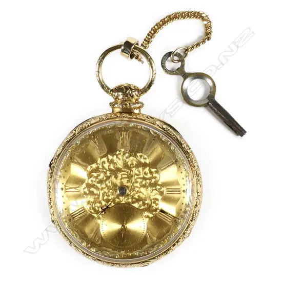 A Victorian 18ct yellow gold gent's pocket watch,