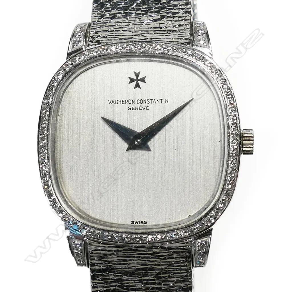 A vintage Vacheron Constantin 18ct white gold ladies cocktail wristwatch, Image 1++