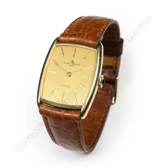 A Baume & Mercier 18ct yellow gold gent's wristwatch,